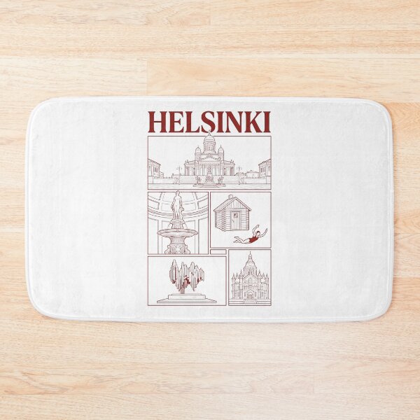 Item preview, Helsinki Finland City Landmarks Architecture Sketch designed and sold by k3rstman1.