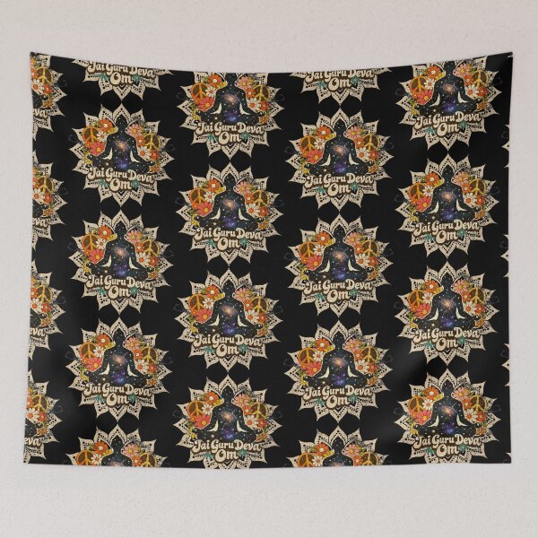 Item preview, Across the Universe - Jai Guru Deva Om designed and sold by Nacho Average Designs.