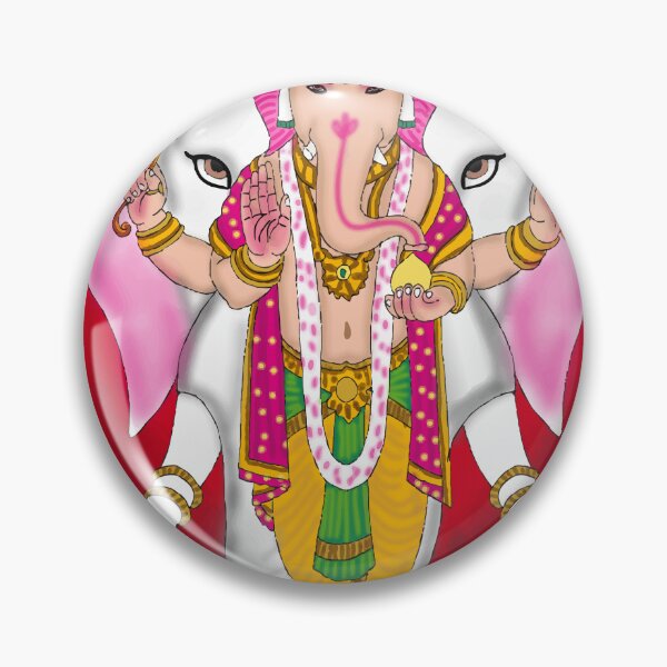 Item preview, Standing Ganesha Design – Hindu Elephant God Spiritual Artwork designed and sold by Harshit_Digital_Arts.