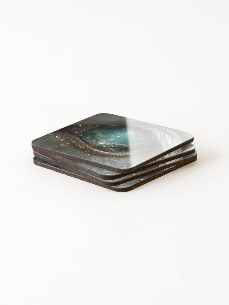 Thumbnail 4 of 5, Coasters (Set of 4), Aroundeye designed and sold by RicoInStudios.