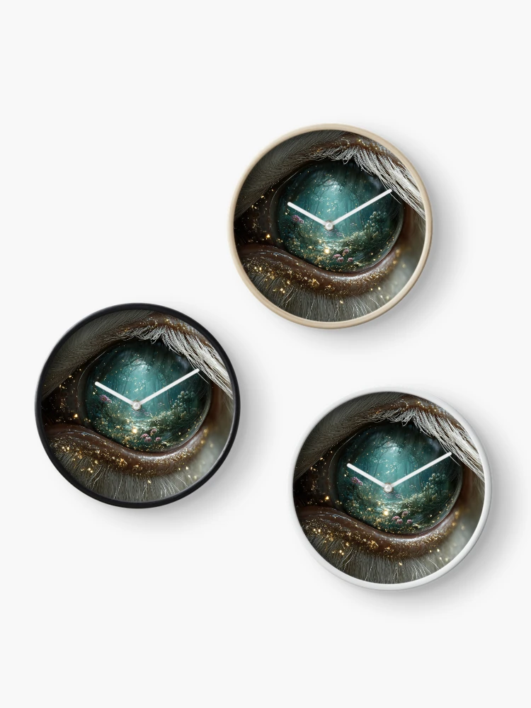 Thumbnail 3 of 4, Clock, Aroundeye designed and sold by RicoInStudios.