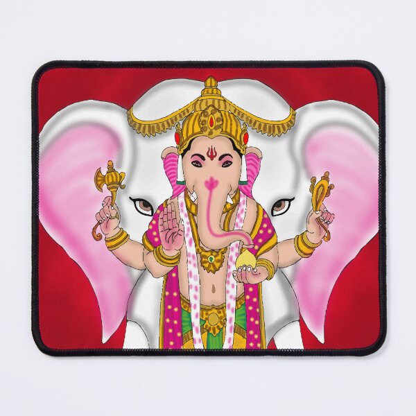 Item preview, Standing Ganesha Design – Hindu Elephant God Spiritual Artwork designed and sold by Harshit_Digital_Arts.