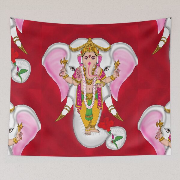 Item preview, Standing Ganesha Design – Hindu Elephant God Spiritual Artwork designed and sold by Harshit_Digital_Arts.