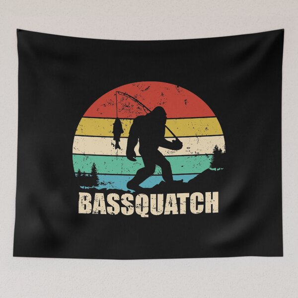 Artikelvorschau, Bassquatch – Bigfoot Sasquatch Angeln entworfen und verkauft von yushelaviora.