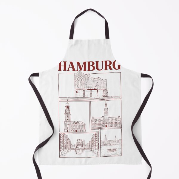 Item preview, Hamburg Germany Landmarks Elbphilharmonie Speicherstadt City Skyline designed and sold by k3rstman1.