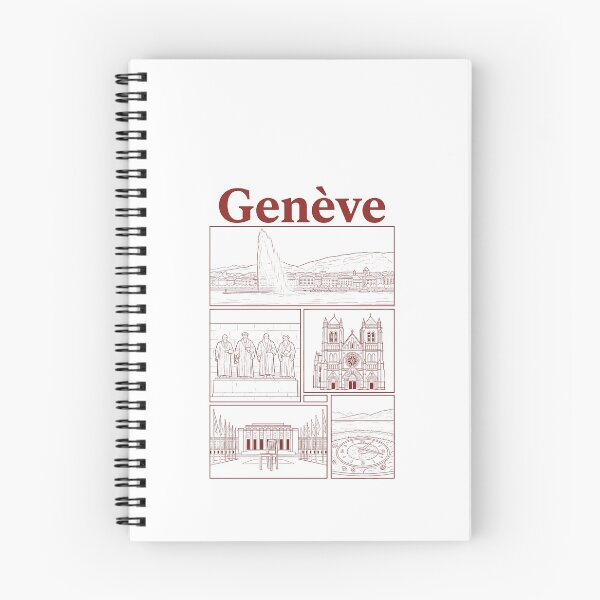 Item preview, Vintage Geneva Switzerland Cityscape Landmark Collage designed and sold by k3rstman1.