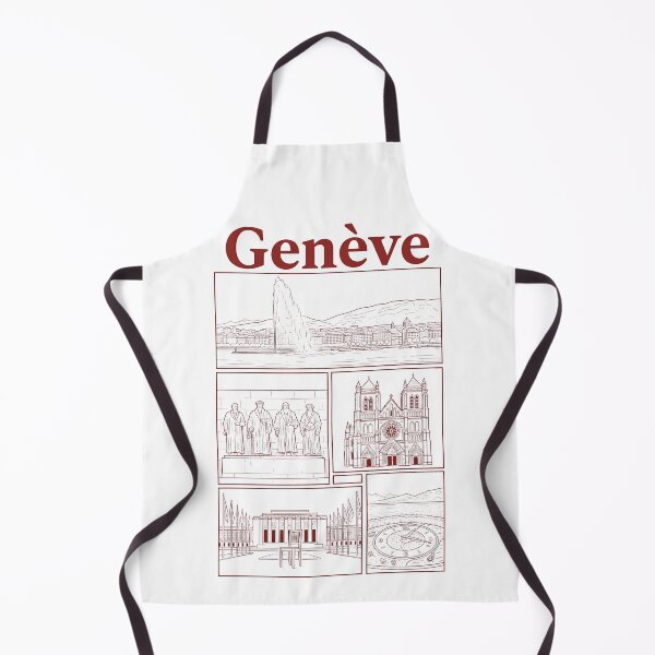 Item preview, Vintage Geneva Switzerland Cityscape Landmark Collage designed and sold by k3rstman1.
