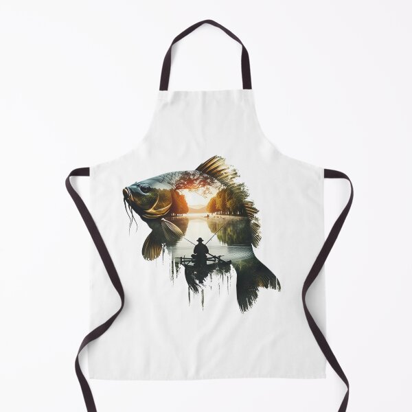 Item preview, Double Exposure Carp Fishing Sunset Art designed and sold by CoolLookClothes.