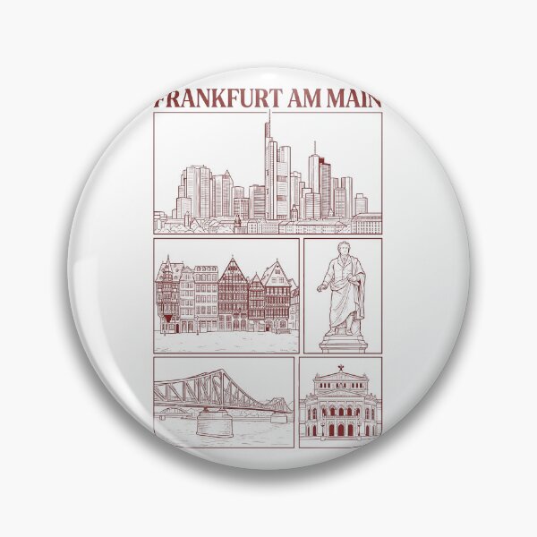Item preview, Frankfurt am Main Germany Skyline Landmark Collage designed and sold by k3rstman1.