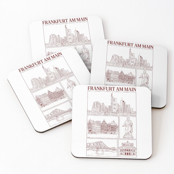 Item preview, Frankfurt am Main Germany Skyline Landmark Collage designed and sold by k3rstman1.