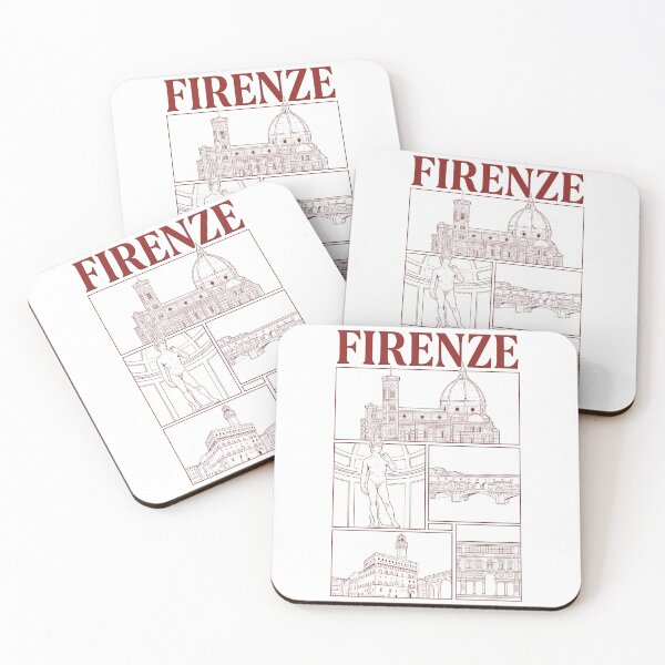 Item preview, Firenze Florence Italy Landmarks Architectural Sketch designed and sold by k3rstman1.
