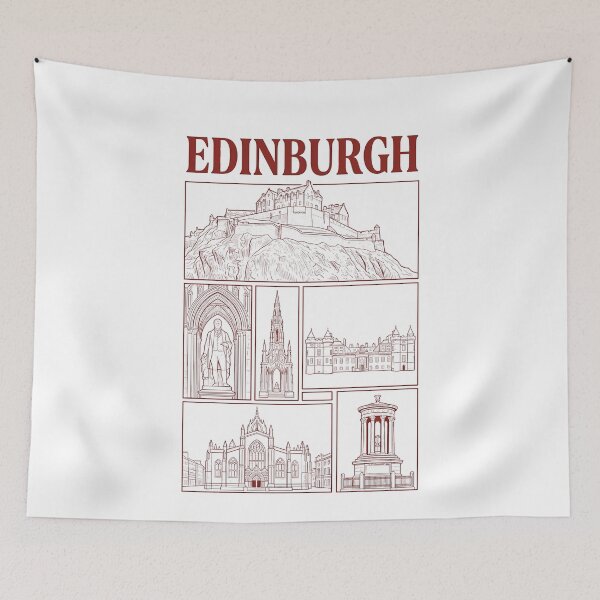 Item preview, Edinburgh Scotland Castle and City Landmarks designed and sold by k3rstman1.