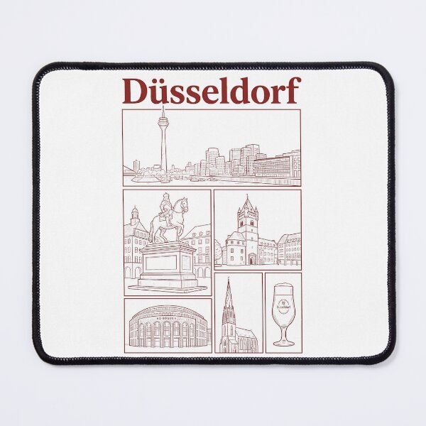 Item preview, Düsseldorf Germany City Skyline and Landmarks designed and sold by k3rstman1.