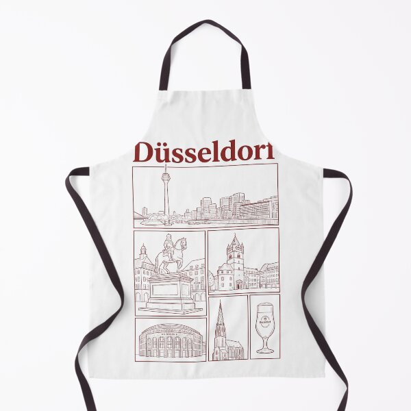 Item preview, Düsseldorf Germany City Skyline and Landmarks designed and sold by k3rstman1.