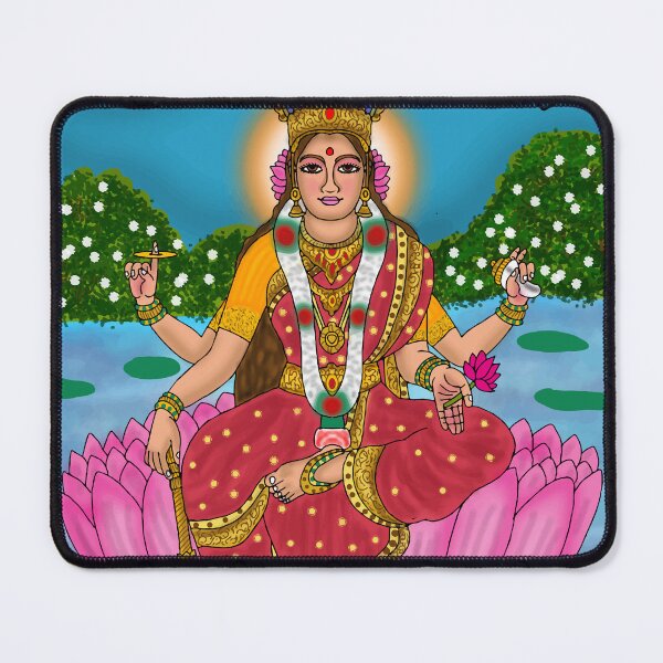 Item preview, Goddess Siddhidatri Design – Navdurga Divine Blessings Artwork designed and sold by Harshit_Digital_Arts.