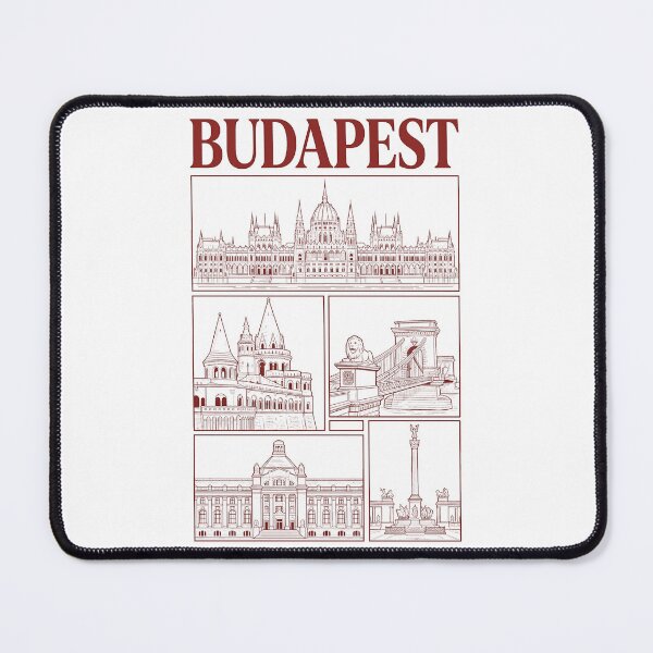 Item preview, Budapest Hungary Landmarks Architecture Cityscape Collage designed and sold by k3rstman1.