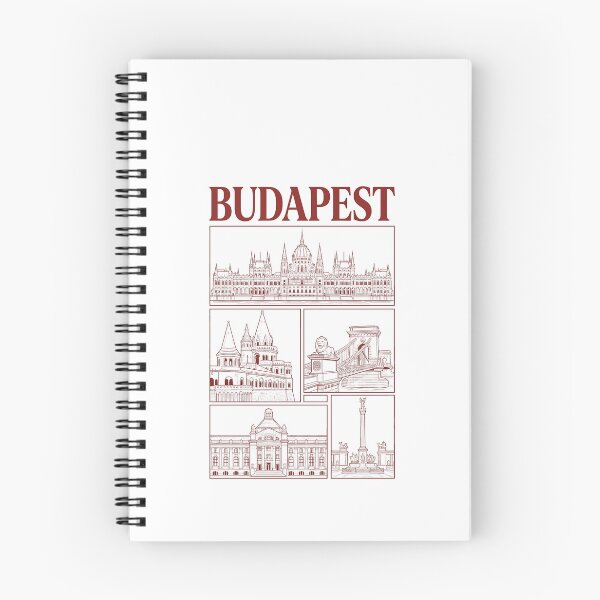 Item preview, Budapest Hungary Landmarks Architecture Cityscape Collage designed and sold by k3rstman1.