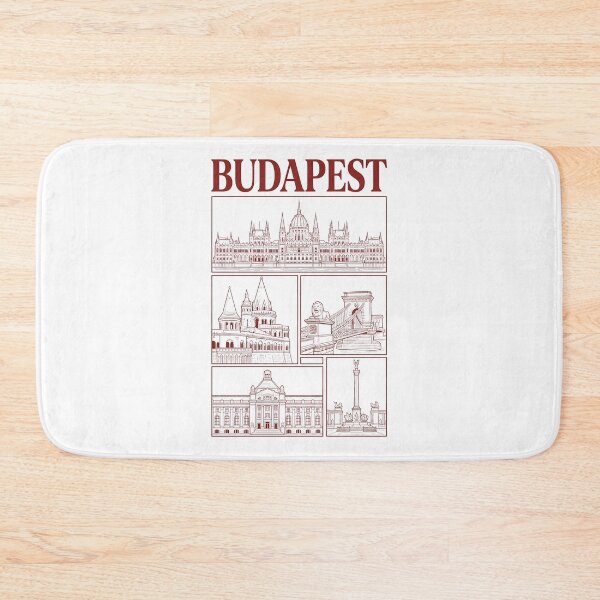 Item preview, Budapest Hungary Landmarks Architecture Cityscape Collage designed and sold by k3rstman1.