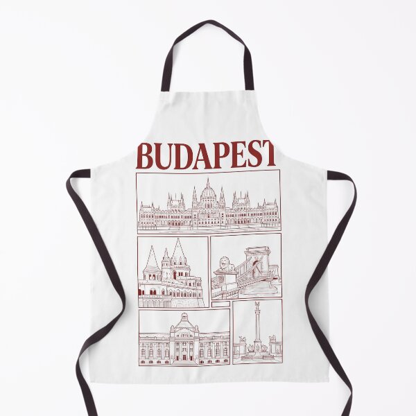 Item preview, Budapest Hungary Landmarks Architecture Cityscape Collage designed and sold by k3rstman1.