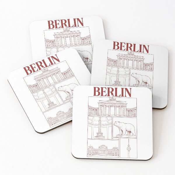 Item preview, Berlin Germany Landmarks Hand Drawn Sketch designed and sold by k3rstman1.