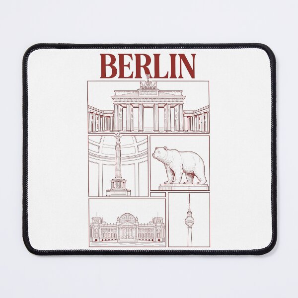 Item preview, Berlin Germany Landmarks Hand Drawn Sketch designed and sold by k3rstman1.