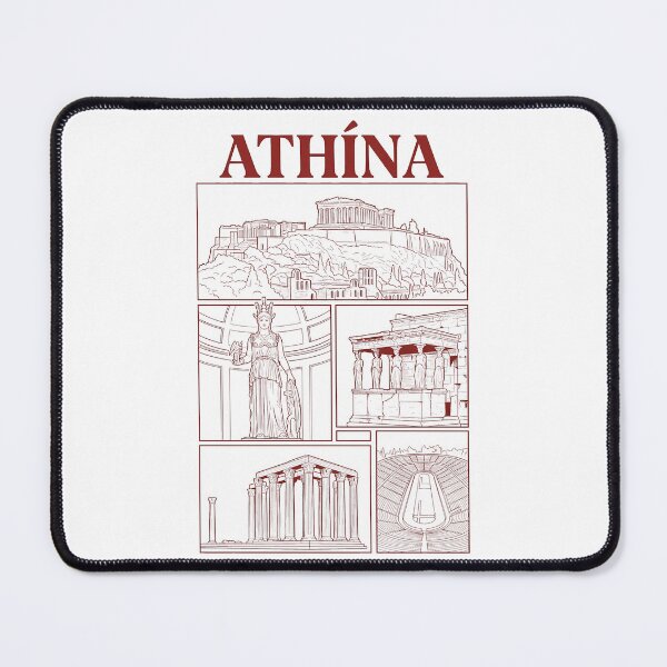 Item preview, Athina Ancient Greek Landmarks Acropolis Sketch designed and sold by k3rstman1.