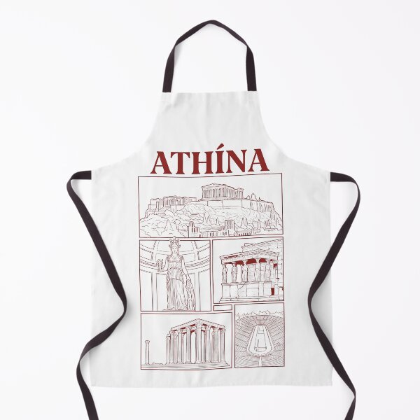 Item preview, Athina Ancient Greek Landmarks Acropolis Sketch designed and sold by k3rstman1.