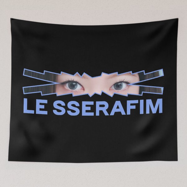 Item preview, Eunchae eyes Le Sserafim Logo ver.3 kpop designed and sold by ShiroHero.