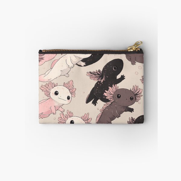 Item preview, Axolotls – Minimalist Seamless Line Art Pattern in Soft Scandinavian Aesthetic designed and sold by Pickachoo.