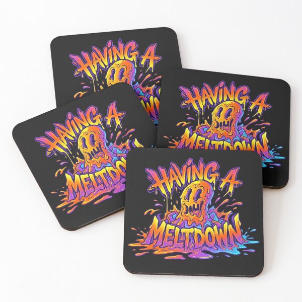 Item preview, Vibrant Melting Style Expressive Graphic Art designed and sold by nezymakeup.