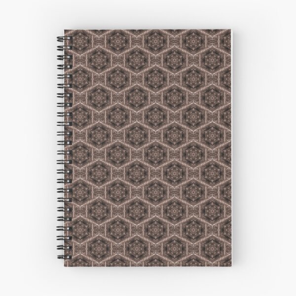 Item preview, Decorative Boho Hexagon Pattern in Chocolate Brown designed and sold by Artistestella.