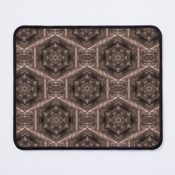 Item preview, Decorative Boho Hexagon Pattern in Chocolate Brown designed and sold by Artistestella.