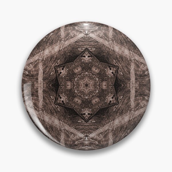Item preview, Decorative Boho Hexagon Pattern in Chocolate Brown designed and sold by Artistestella.