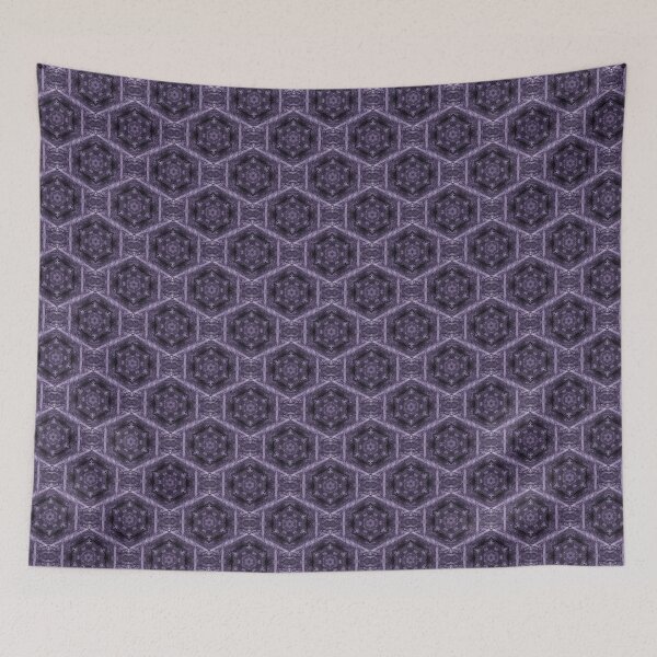 Item preview, Copy of Decorative Boho Hexagon Pattern in Purple designed and sold by Artistestella.