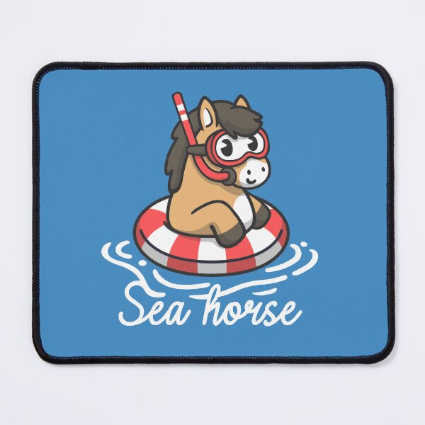 Item preview, Literal Sea Horse - Funny Horse Scuba Diving Pun designed and sold by NemiMakeit.