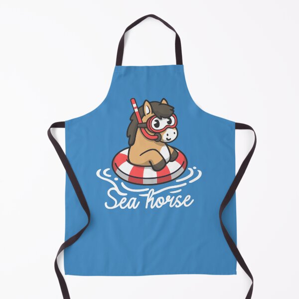 Item preview, Literal Sea Horse - Funny Horse Scuba Diving Pun designed and sold by NemiMakeit.