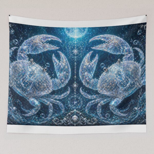 Item preview, Majestic twin Cancer art designed and sold by LiuTiuuu.