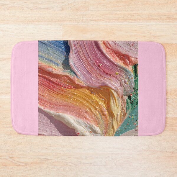 Item preview, Vibrant Abstract Impasto Pastel Oil Paint Strokes designed and sold by colorful-white.