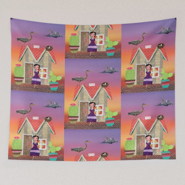 Item preview, Sunset Sanctuary of the Blue Herons designed and sold by artbydonyale.