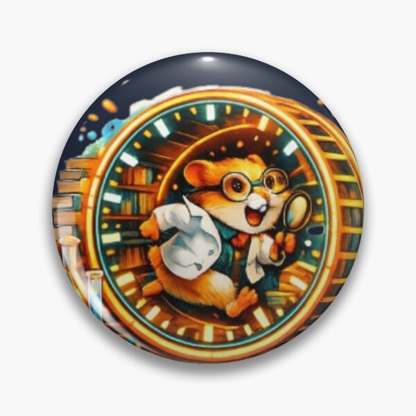 Item preview, An Autodidact Is Never Late – Funny Nerd Hamster Study Design designed and sold by InnerwayStudio.