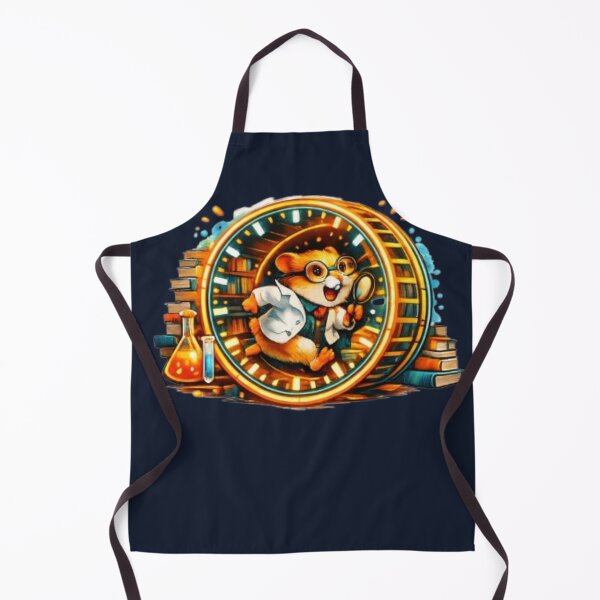 Item preview, An Autodidact Is Never Late – Funny Nerd Hamster Study Design designed and sold by InnerwayStudio.