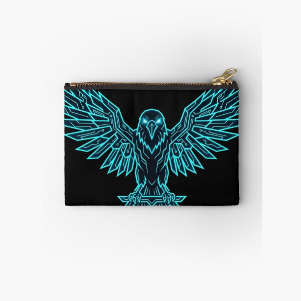 Artikelvorschau, Cyber Raven Emblem entworfen und verkauft von Stickersdevelop.
