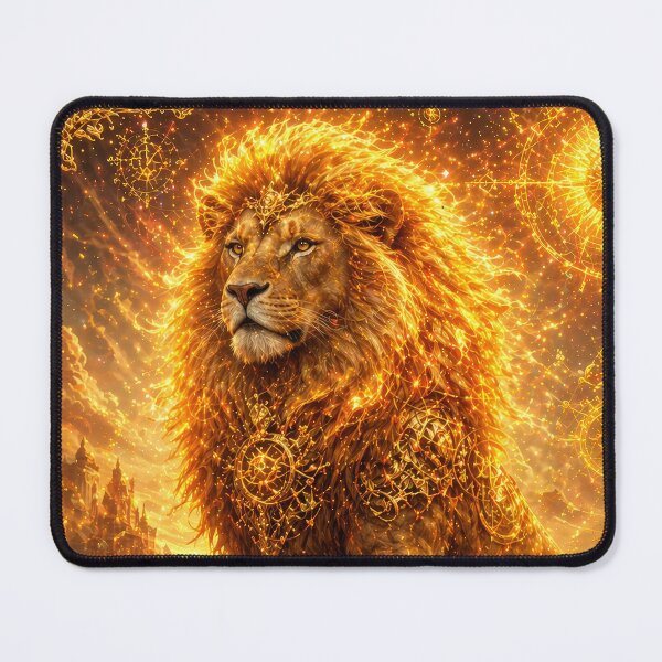 Item preview, Majestic twin Leo art designed and sold by LiuTiuuu.
