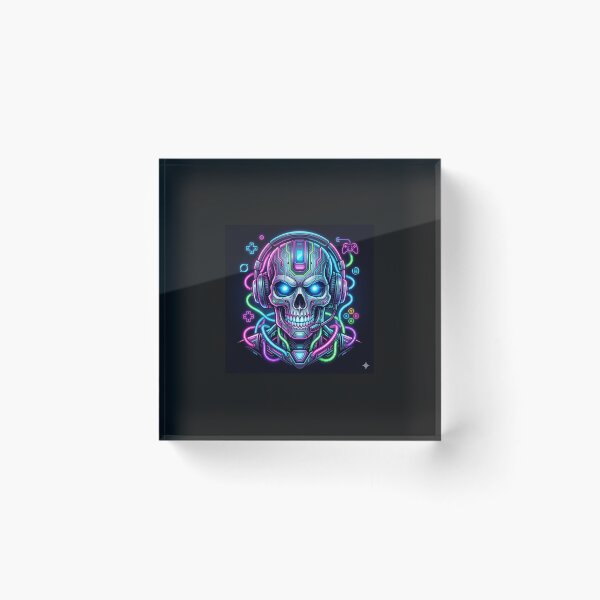 Item preview, caveira gamer designed and sold by Mad World Creations.