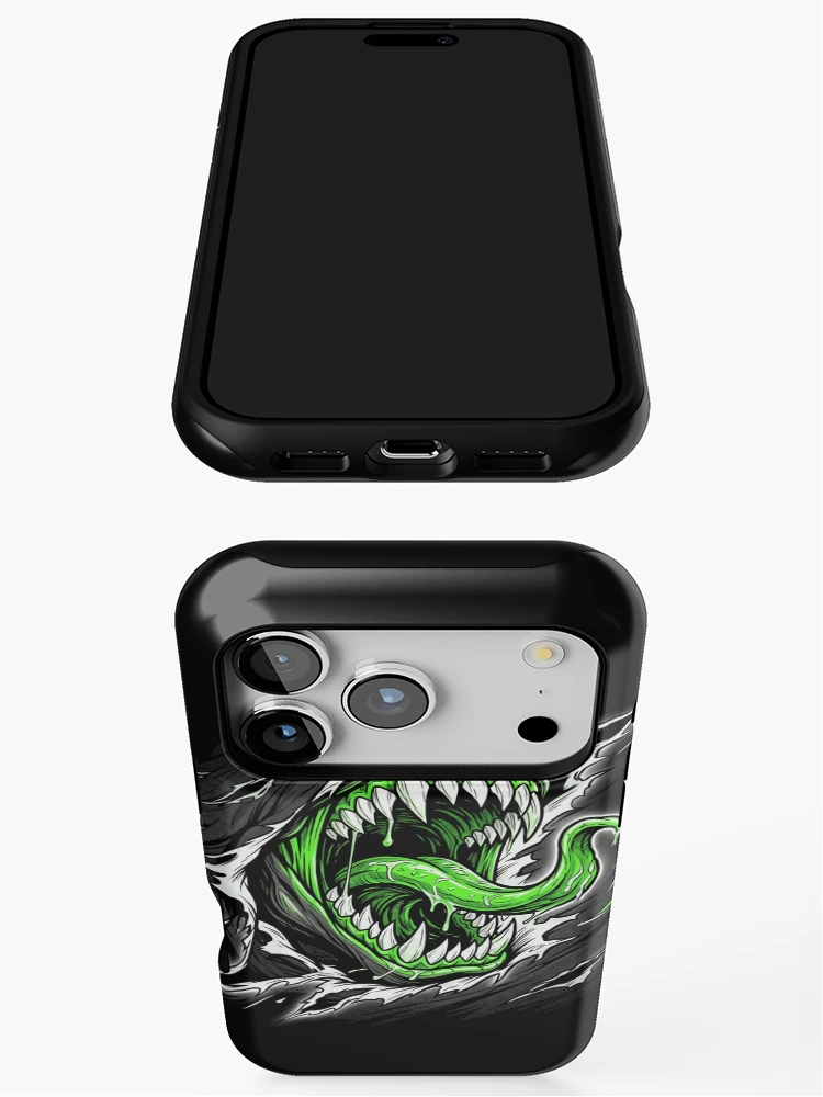 Thumbnail 3 of 4, iPhone Case, Monster Mouth Rip designed and sold by Stickersdevelop.