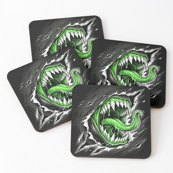 Item preview, Monster Mouth Rip designed and sold by Stickersdevelop.