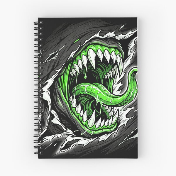 Aperçu de l'œuvre Déchirure de la bouche du monstre créée et vendue par Stickersdevelop.