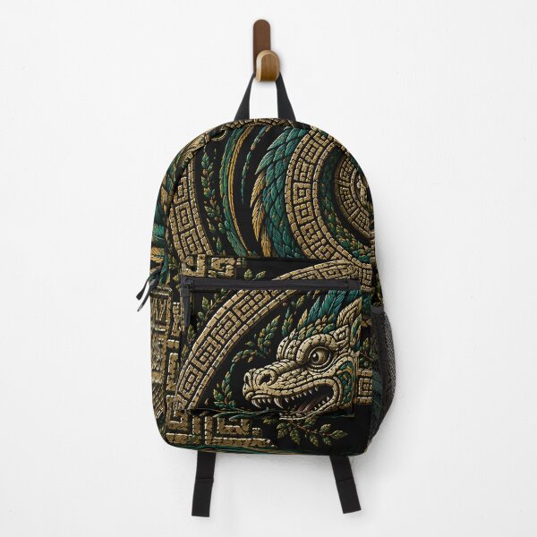 Item preview, Kukulkan Mayan Serpent Spiral Medallion Art designed and sold by MayanOrg.