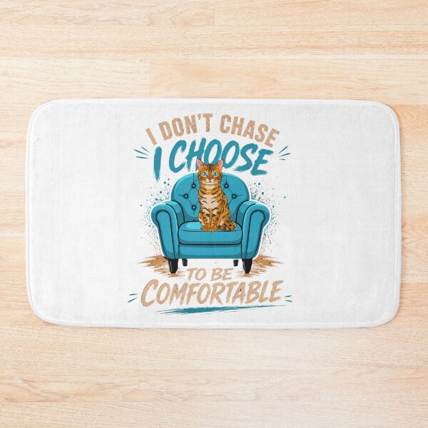 Item preview, I Don’t Chase I Choose To Be Comfortable Cat T-Shirt designed and sold by Aimetoi.
