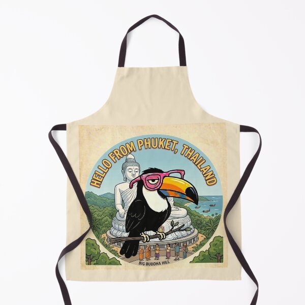 Item preview, Cartoon Thailand Toucan at Phuket Buddha designed and sold by SplashTastic.